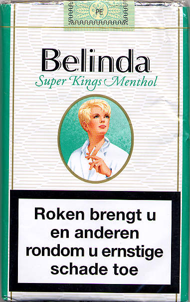 Belinda sigaretten super kings menthol